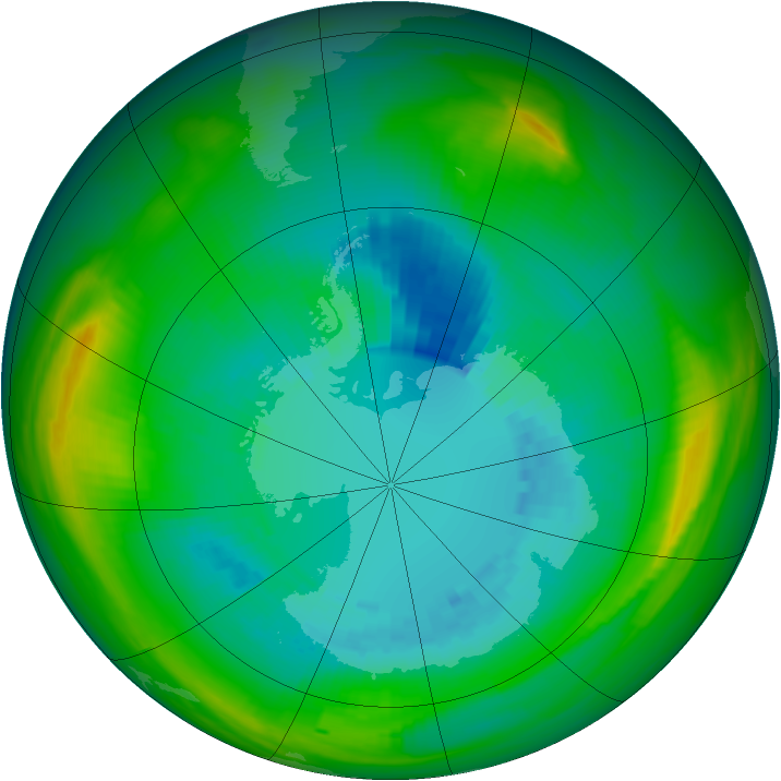 Ozone Map 1981-08-31